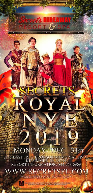NYE 2019 Takeover by Secrets Hideaway Resort & Spa / Club Secret