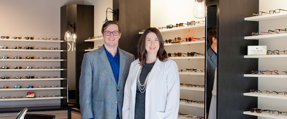 Dr. Katie and Scot McElvaine by Springfield Family Vision