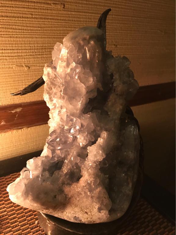 Enjoy beautiful crystals inside the Lexington massage studio. by Corey Proffitt Studios Massage