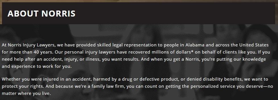  by Norris Injury Lawyers