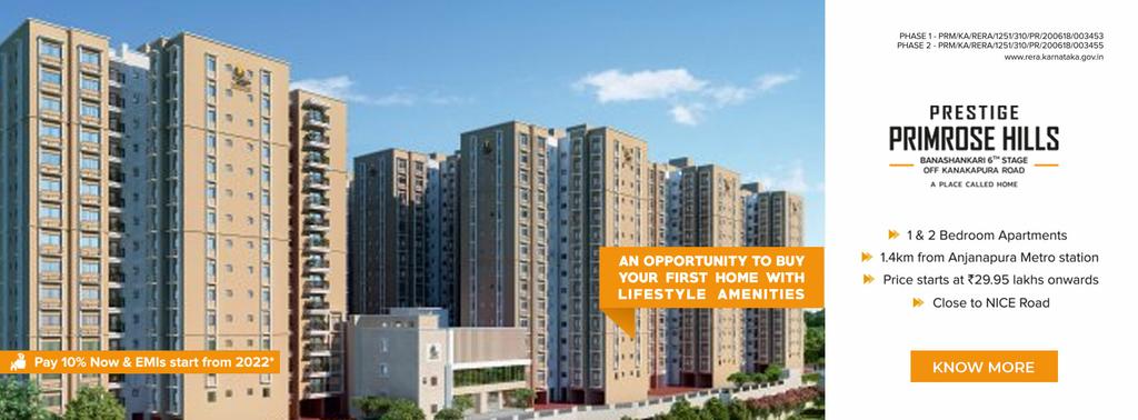 prestige-primrose-hills-emi-offer by Prestige Kanakapura Primrose Hills Price