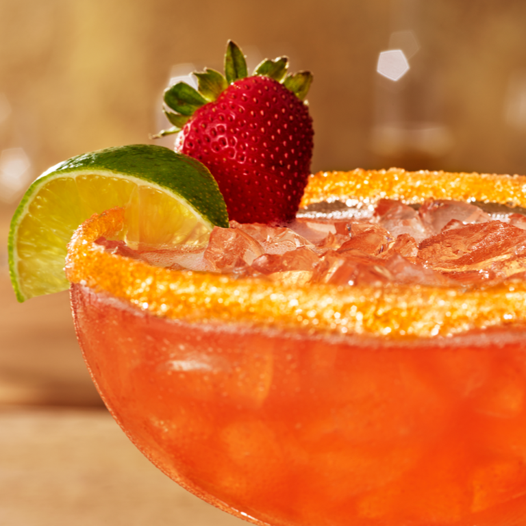 Strawberry Limoncello Margarita - Enjoy our newest Italian-inspired cocktail. A sweet strawberry margarita with Mi Campo Blanco tequila and Caravella limoncello. by Olive Garden Italian Restaurant