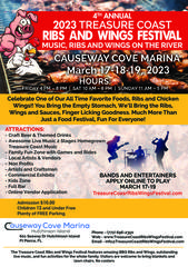 4th Annual 2023 Treasure Coast Ribs Wings and Music Festival