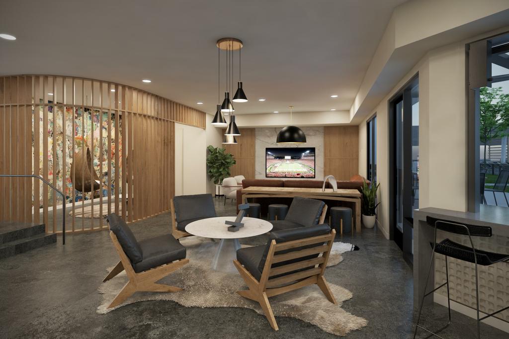 MULTIMEDIA CLUBROOM by Harlow Apartments
