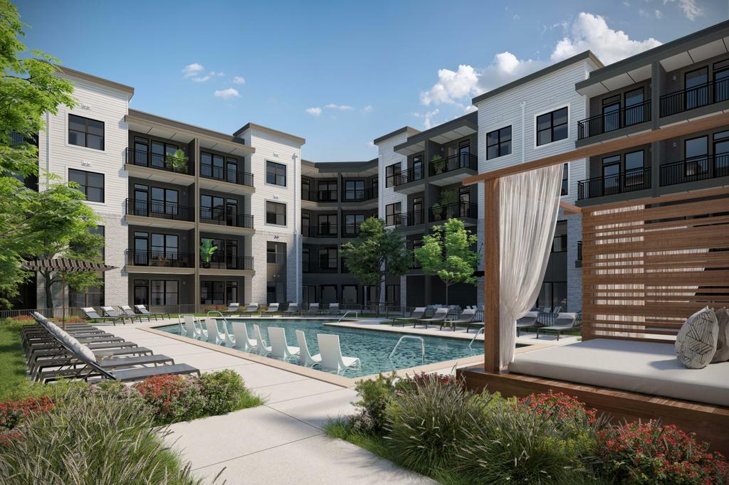 RESORT-STYLE SWIMMING POOL by Harlow Apartments