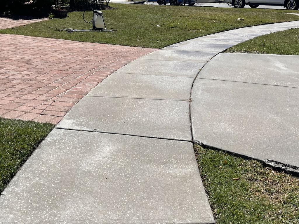 Professional paver cleaning in St. Cloud, FL removes algae, mildew, dirt, grime, and weather buildup from driveways, walkways, patios, and other paver surfaces. by R & R Elite Pressure Washing LLC