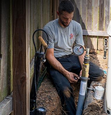 Gas Line Installation by American Eagle Plumbing