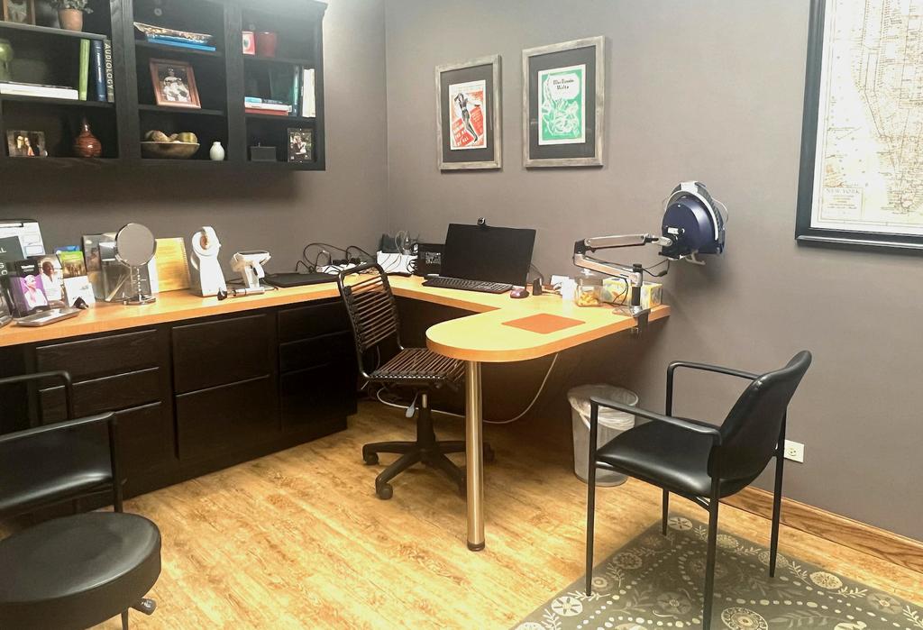 The Audiology Associates of Deerfield hearing booth for hearing consultations by Audiology Associates of Deerfield