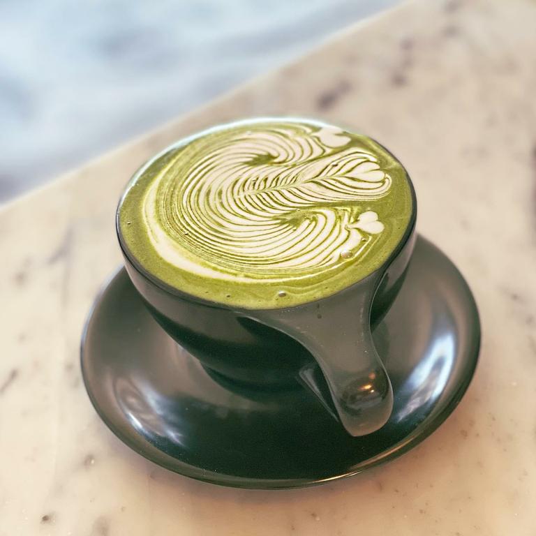 Our premium ceremonial grade matcha latte, whisked to perfection and served iced or hot at White Noise Coffee in Downtown Brooklyn. by White Noise Coffee - Coffee Shop & Roastery