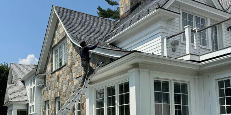 Our exterior house cleaning services offer gentle care with powerful results. by Ferre Landscaping & Exterior Management