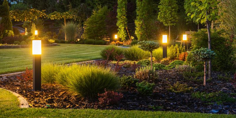 Transform your landscape with outdoor lighting. by Ferre Landscaping & Exterior Management