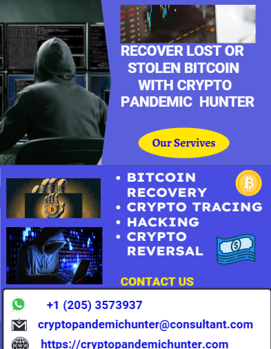  by CONTACT CRYPTO PANDEMIC HUNTER FOR DIGITAL ASSETS RETRIAVAL