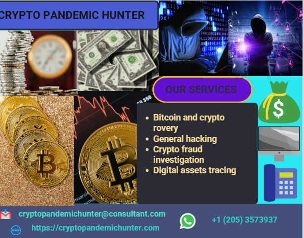  by CONTACT CRYPTO PANDEMIC HUNTER FOR DIGITAL ASSETS RETRIAVAL