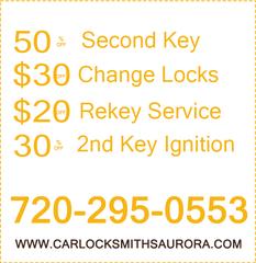 Car Locksmiths Aurora CO