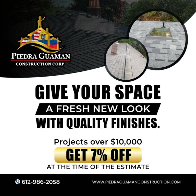  by Piedra Guaman Construction Corp