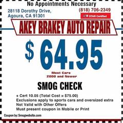Akey Brakey Auto Repair Tire & Smog