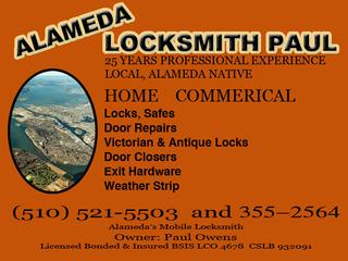 Alameda Locksmith Paul
