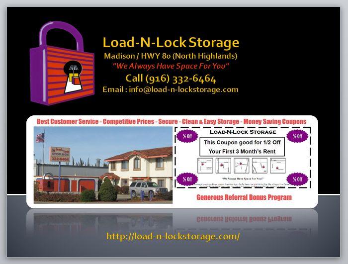 storage-space-North-Highlands-CA by Load-N-Lock Storage