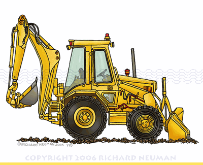 backhoe by Free Electronics Recycling