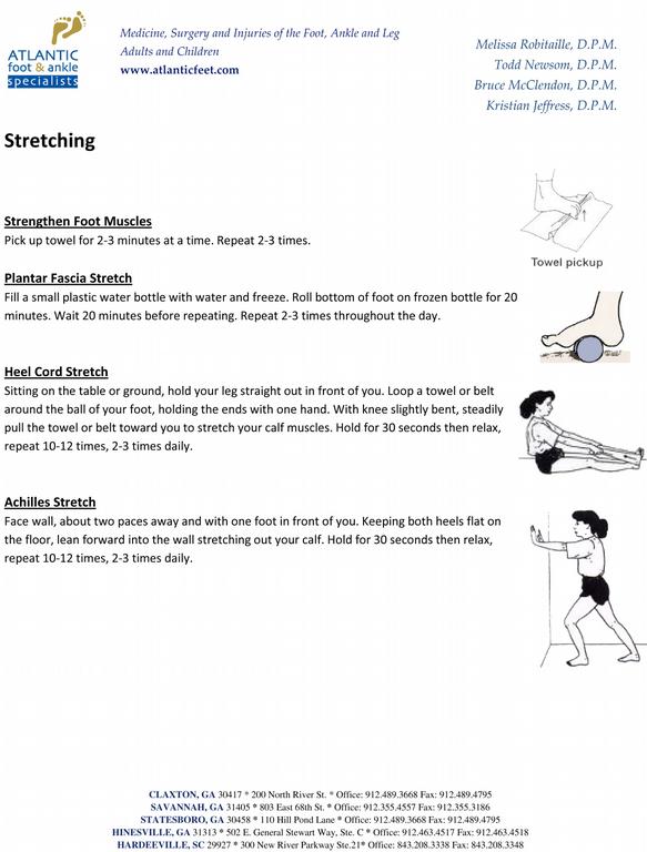 Foot Stretching by Atlantic Foot & Ankle Specialists PC
