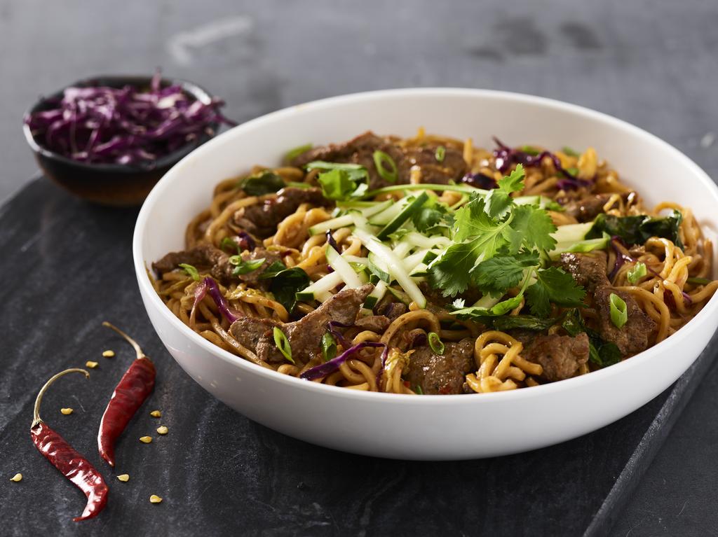 Spicy Korean Beef Noodles from Noodles & Company in