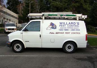truck by Willard's Pest Control Co.