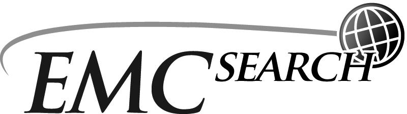 black & white logo by EMC SEARCH