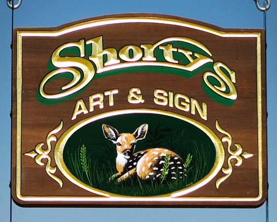 GOLDLEAF_FAWN_SIGN01 by Shortys Art & Sign